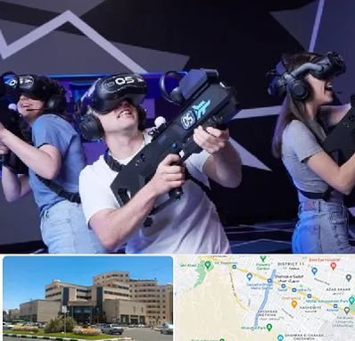 بازی واقعیت مجازی در صیاد شیرازی مشهد