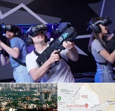 بازی واقعیت مجازی در عظیمیه کرج 