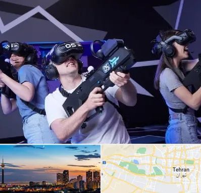 بازی واقعیت مجازی در غرب تهران 