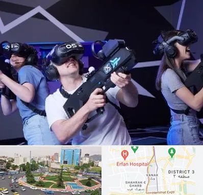 بازی واقعیت مجازی در ونک 