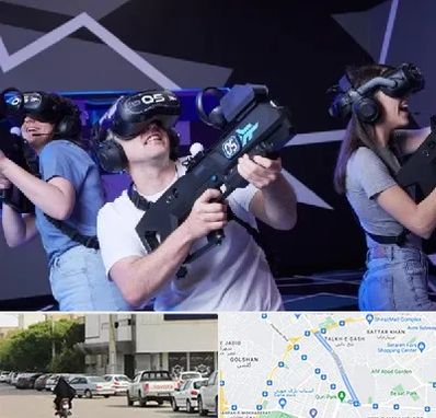 بازی واقعیت مجازی در قدوسی شرقی شیراز