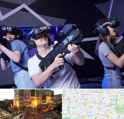 بازی واقعیت مجازی در جنت آباد تهران 