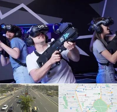 بازی واقعیت مجازی در منطقه 17 تهران 