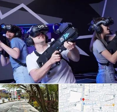 بازی واقعیت مجازی در خیابان توحید اصفهان