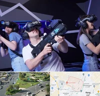 بازی واقعیت مجازی در شاهین ویلا کرج
