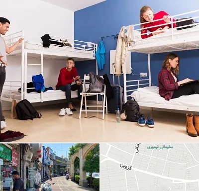 خوابگاه دانشجویی در خیابان قزوین