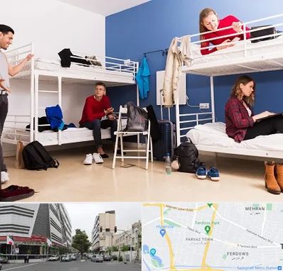 خوابگاه دانشجویی در بلوار فردوس 