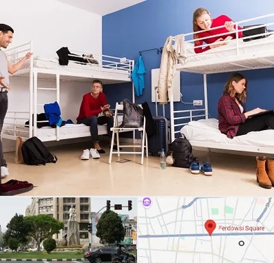 خوابگاه دانشجویی در میدان فردوسی تهران