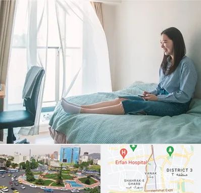 سوییت دانشجویی در ونک 