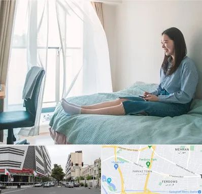 سوییت دانشجویی در بلوار فردوس 