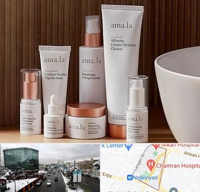 فروشگاه محصولات پوستی در اقدسیه 