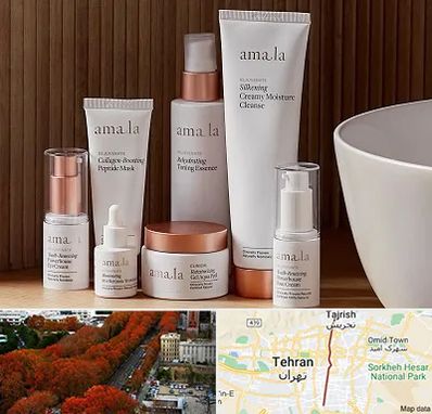 فروشگاه محصولات پوستی در ولیعصر 