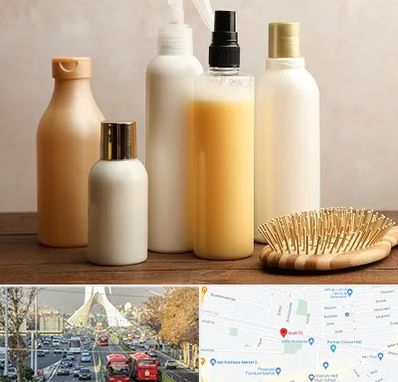 فروشگاه محصولات مو در خیابان آزادی 