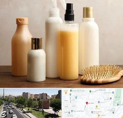 فروشگاه محصولات مو در شهرک آزمایش 