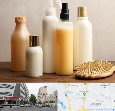 فروشگاه محصولات مو در بلوار فردوس 