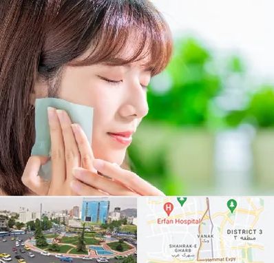 فروشگاه محصولات مراقبتی پوست و مو در ونک 