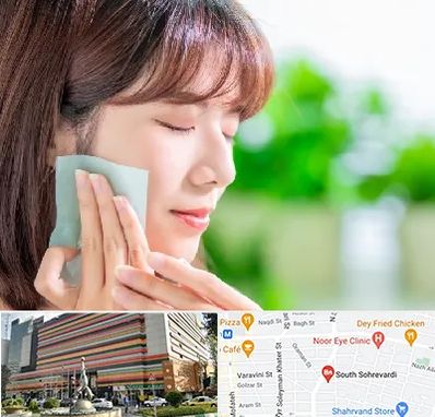 فروشگاه محصولات مراقبتی پوست و مو در سهروردی 