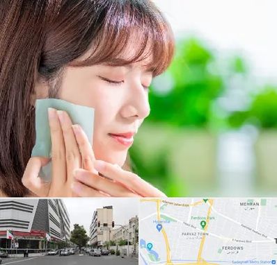 فروشگاه محصولات مراقبتی پوست و مو در بلوار فردوس 