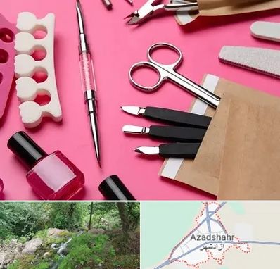 فروشگاه لوازم کاشت ناخن در آزادشهر