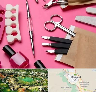 فروشگاه لوازم کاشت ناخن در بروجرد