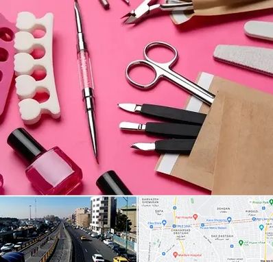 فروشگاه لوازم کاشت ناخن در پیروزی 