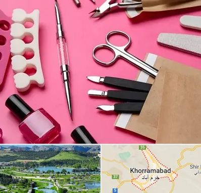 فروشگاه لوازم کاشت ناخن در خرم آباد