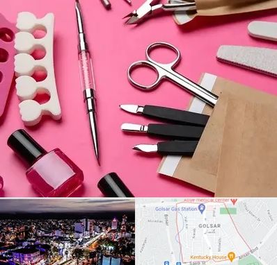 فروشگاه لوازم کاشت ناخن در گلسار رشت 