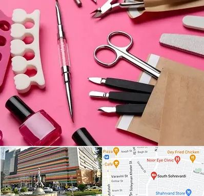 فروشگاه لوازم کاشت ناخن در سهروردی 