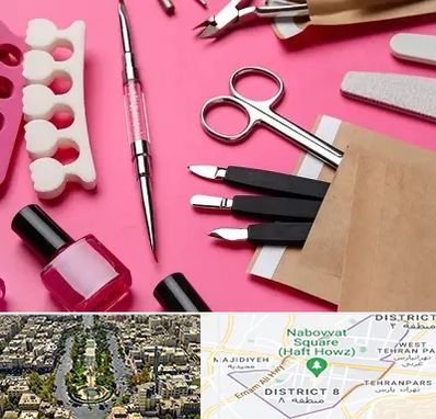 فروشگاه لوازم کاشت ناخن در نارمک 