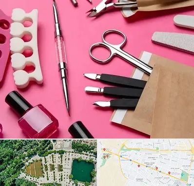 فروشگاه لوازم کاشت ناخن در وکیل آباد مشهد