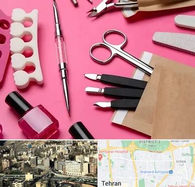 فروشگاه لوازم کاشت ناخن در مرزداران 