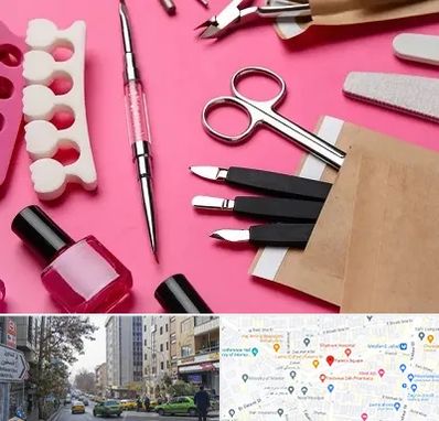 فروشگاه لوازم کاشت ناخن در فاطمی 