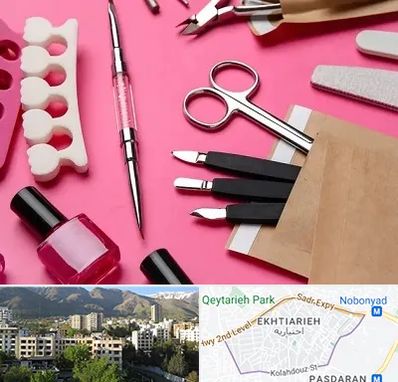 فروشگاه لوازم کاشت ناخن در اختیاریه 