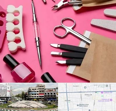 فروشگاه لوازم کاشت ناخن در مرکز تهران