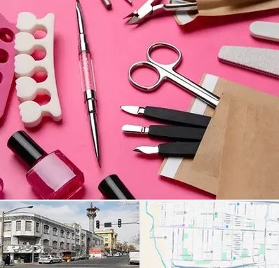 فروشگاه لوازم کاشت ناخن در 17شهریور