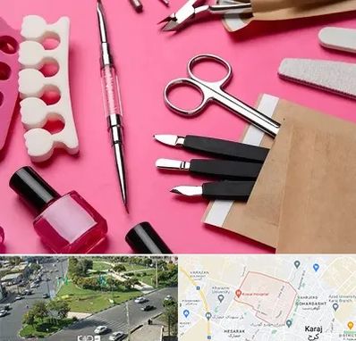 فروشگاه لوازم کاشت ناخن در شاهین ویلا کرج