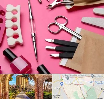 فروشگاه لوازم کاشت ناخن در شهر ری