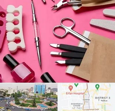 فروشگاه لوازم کاشت ناخن در ونک 