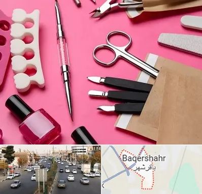 فروشگاه لوازم کاشت ناخن در باقرشهر