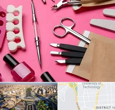 فروشگاه لوازم کاشت ناخن در استاد معین 