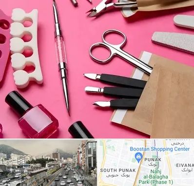 فروشگاه لوازم کاشت ناخن در پونک 
