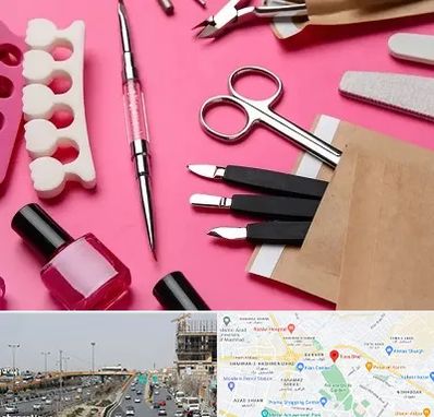 فروشگاه لوازم کاشت ناخن در بلوار توس مشهد