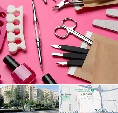 فروشگاه لوازم کاشت ناخن در آپادانا