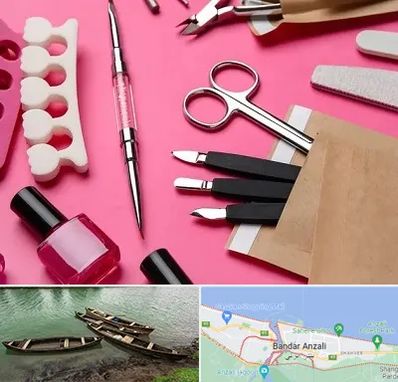 فروشگاه لوازم کاشت ناخن در بندر انزلی