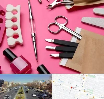 فروشگاه لوازم کاشت ناخن در بلوار معلم مشهد