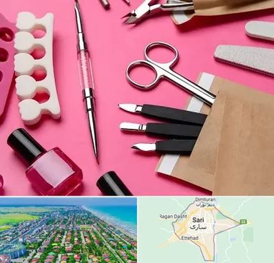 فروشگاه لوازم کاشت ناخن در ساری