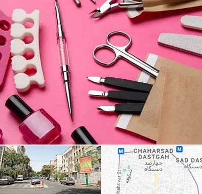 فروشگاه لوازم کاشت ناخن در چهارصد دستگاه 