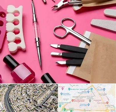 فروشگاه لوازم کاشت ناخن در شهرک غرب مشهد