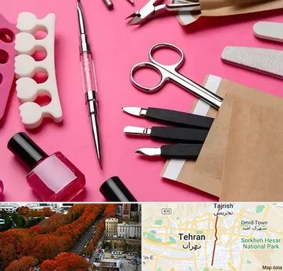 فروشگاه لوازم کاشت ناخن در ولیعصر 