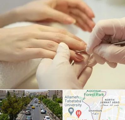 فروشگاه ابزار مانیکور و پدیکور در شهران 